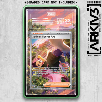 ARKIV3 TAG graded front - Green