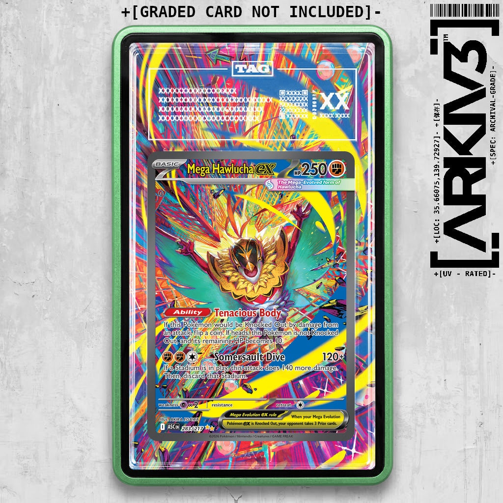 ARKIV3 TAG graded front - Green