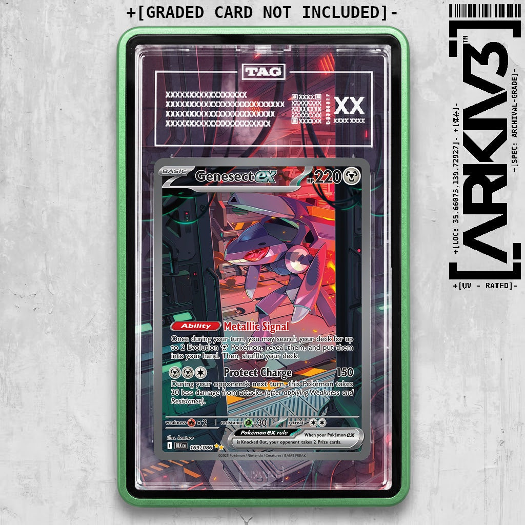 ARKIV3 TAG graded front - Green
