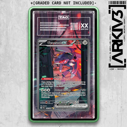 ARKIV3 TAG graded front - Green