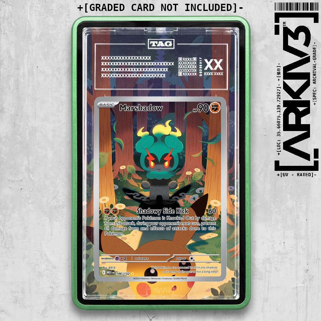 ARKIV3 TAG graded front - Green