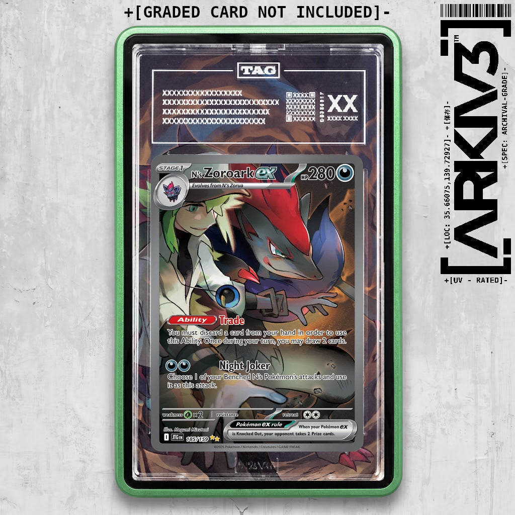 ARKIV3 TAG graded front - Green