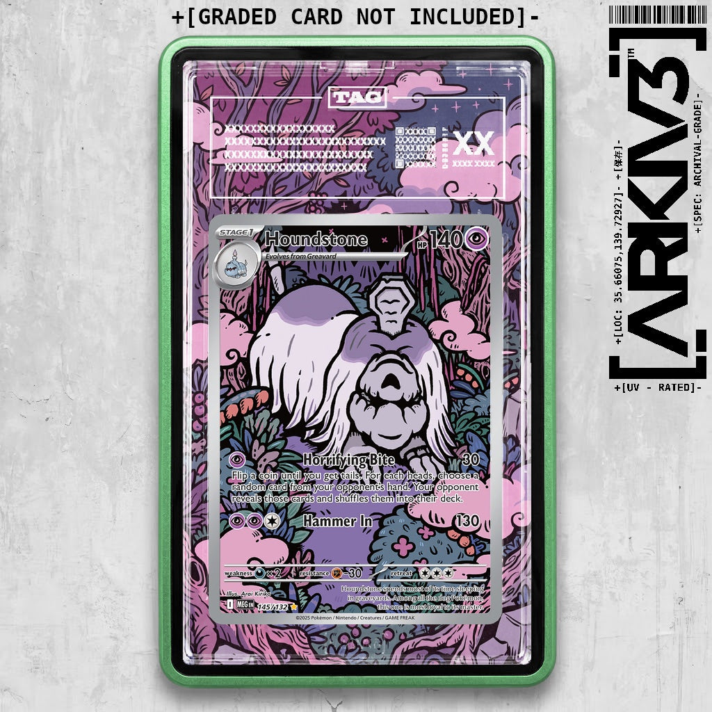 ARKIV3 TAG graded front - Green