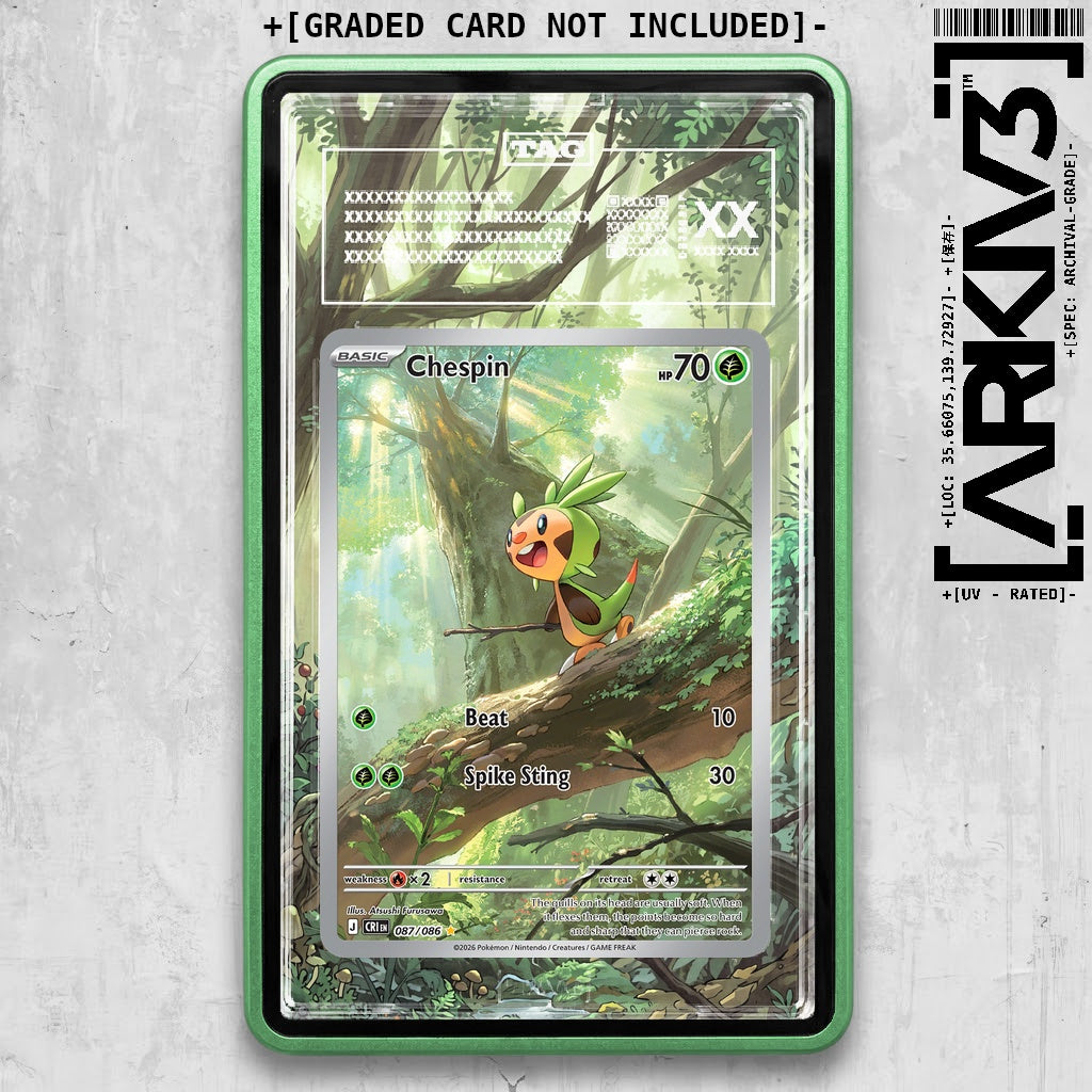 ARKIV3 TAG graded front - Green