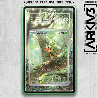 ARKIV3 TAG graded front - Green