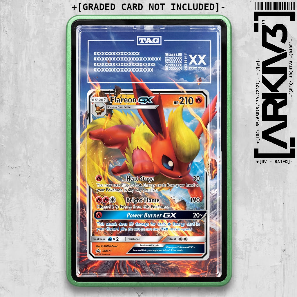 ARKIV3 TAG graded front - Green