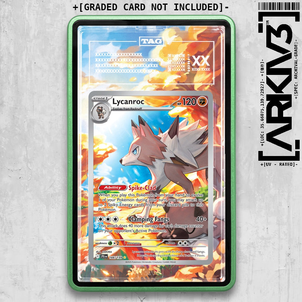 ARKIV3 TAG graded front - Green