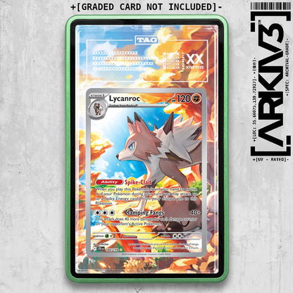 ARKIV3 TAG graded front - Green