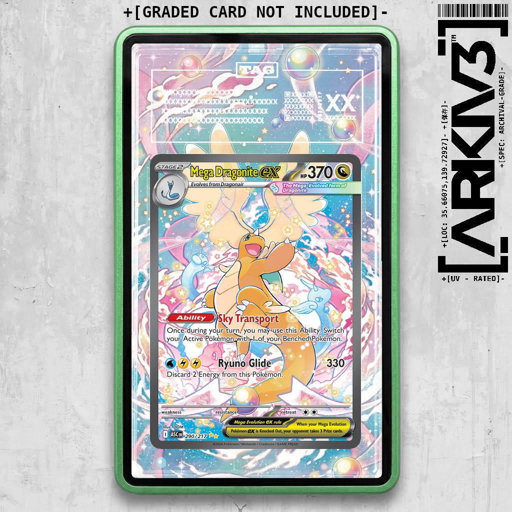 ARKIV3 TAG graded front - Green