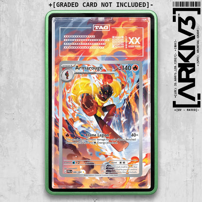ARKIV3 TAG graded front - Green