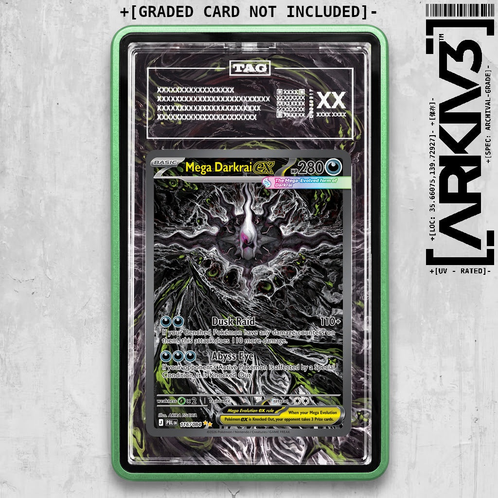 ARKIV3 TAG graded front - Green