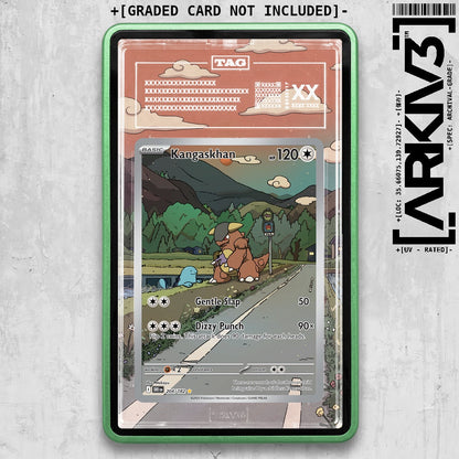 ARKIV3 TAG graded front - Green