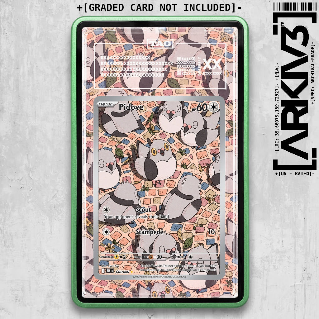 ARKIV3 TAG graded front - Green