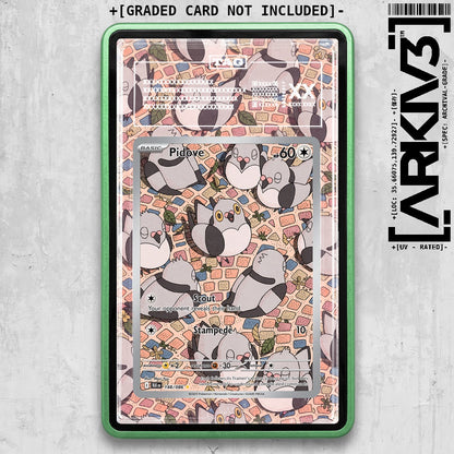 ARKIV3 TAG graded front - Green