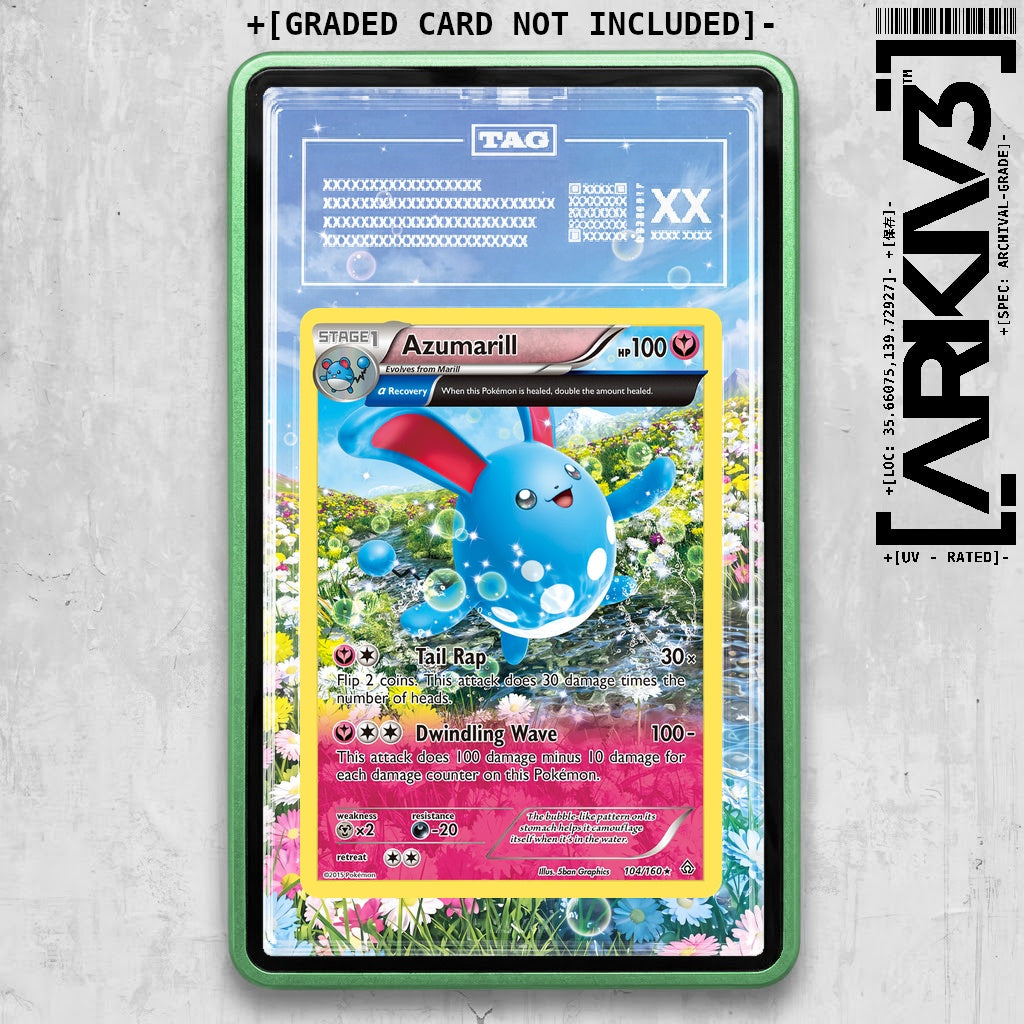 ARKIV3 TAG graded front - Green