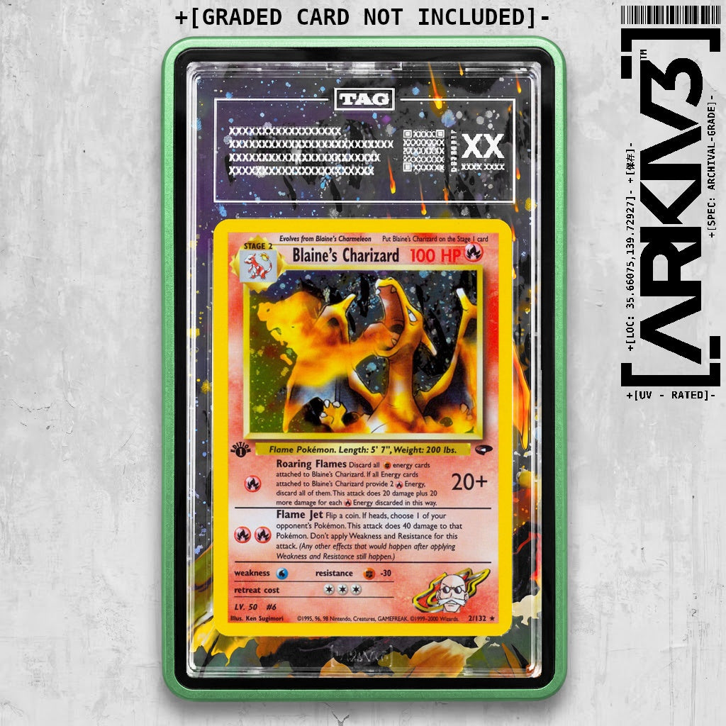 ARKIV3 TAG graded front - Green