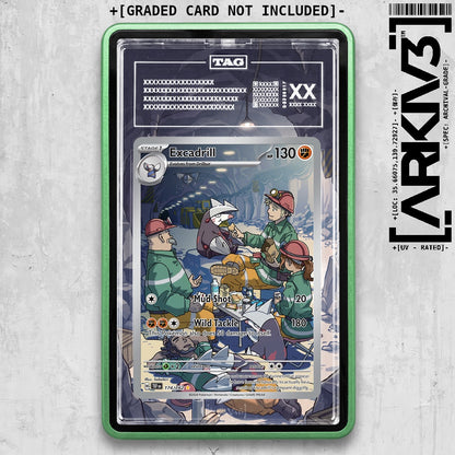 ARKIV3 TAG graded front - Green