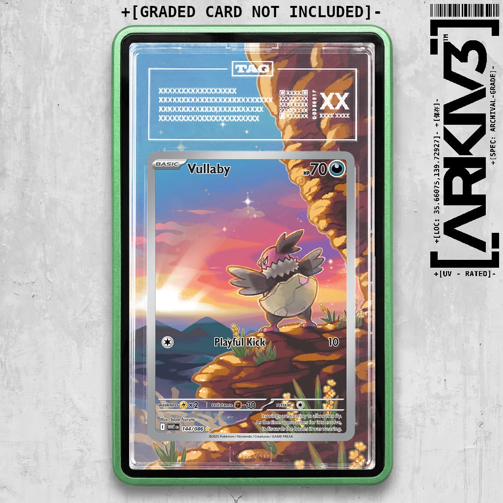 ARKIV3 TAG graded front - Green