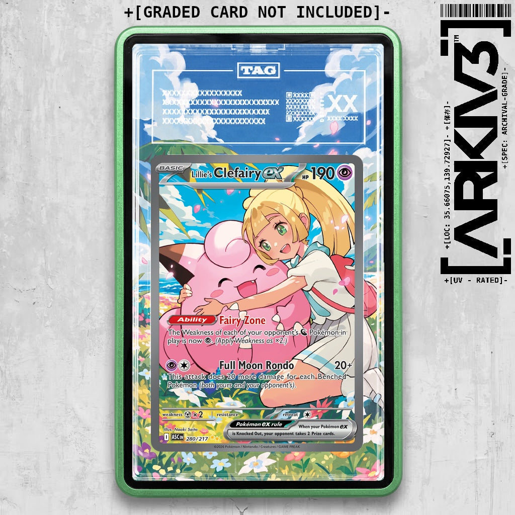 ARKIV3 TAG graded front - Green