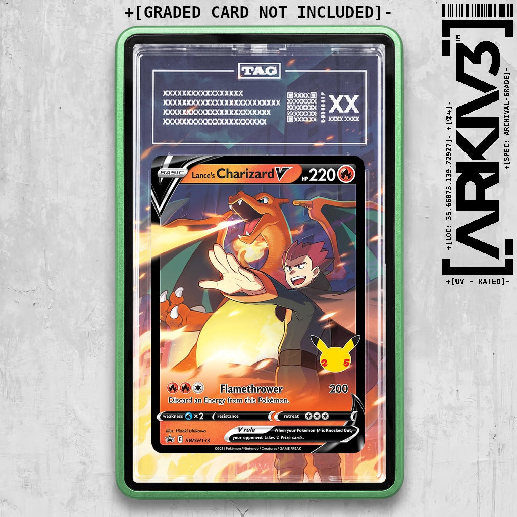 ARKIV3 TAG graded front - Green