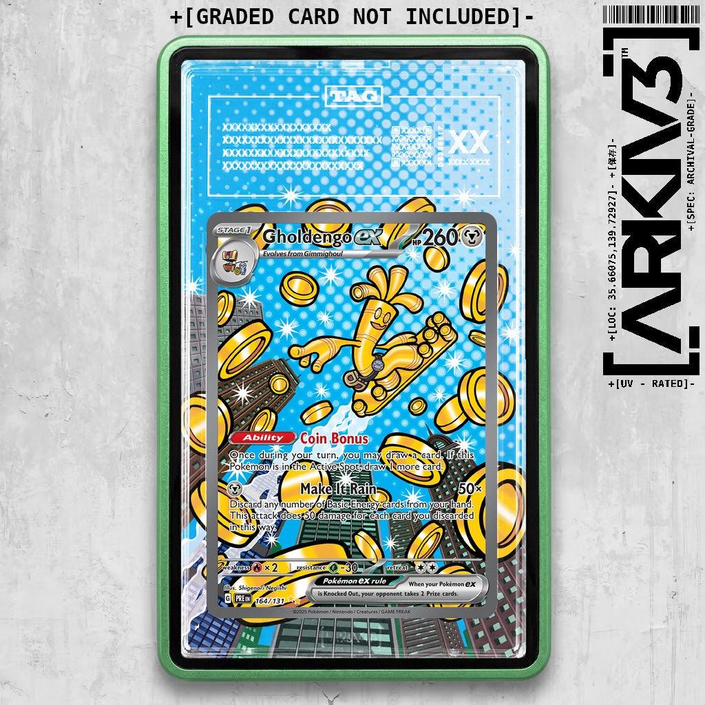 ARKIV3 TAG graded front - Green