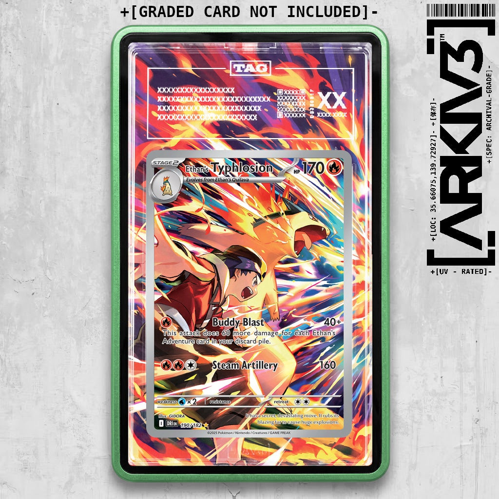 ARKIV3 TAG graded front - Green