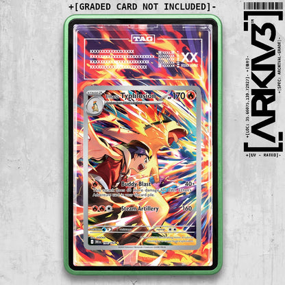ARKIV3 TAG graded front - Green