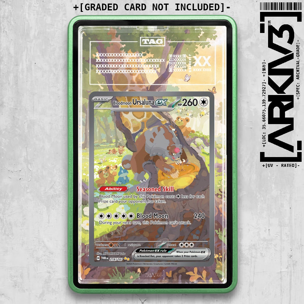 ARKIV3 TAG graded front - Green