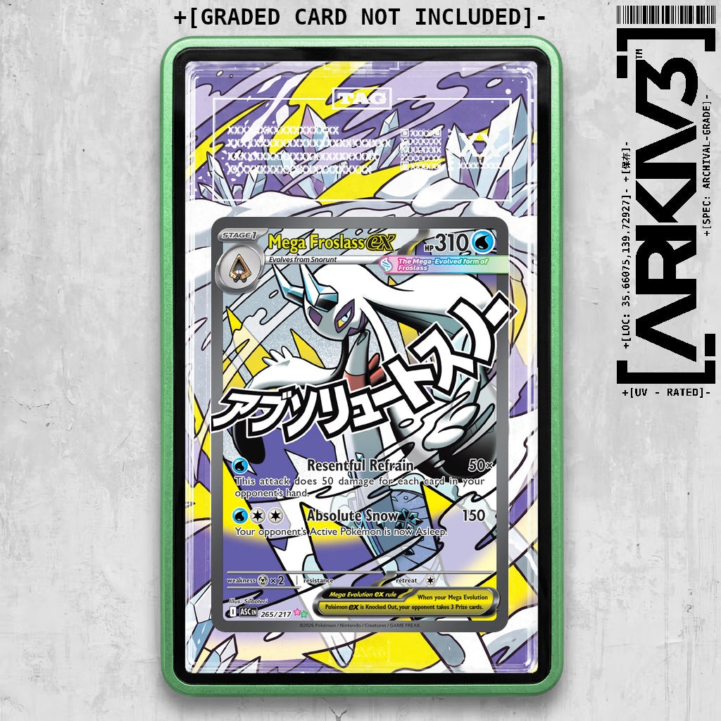 ARKIV3 TAG graded front - Green