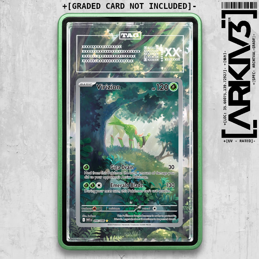 ARKIV3 TAG graded front - Green