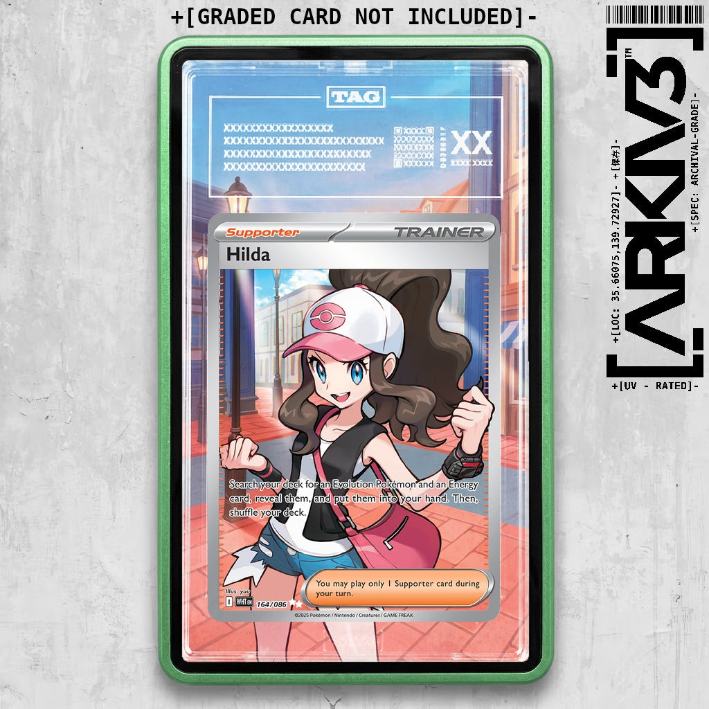 ARKIV3 TAG graded front - Green