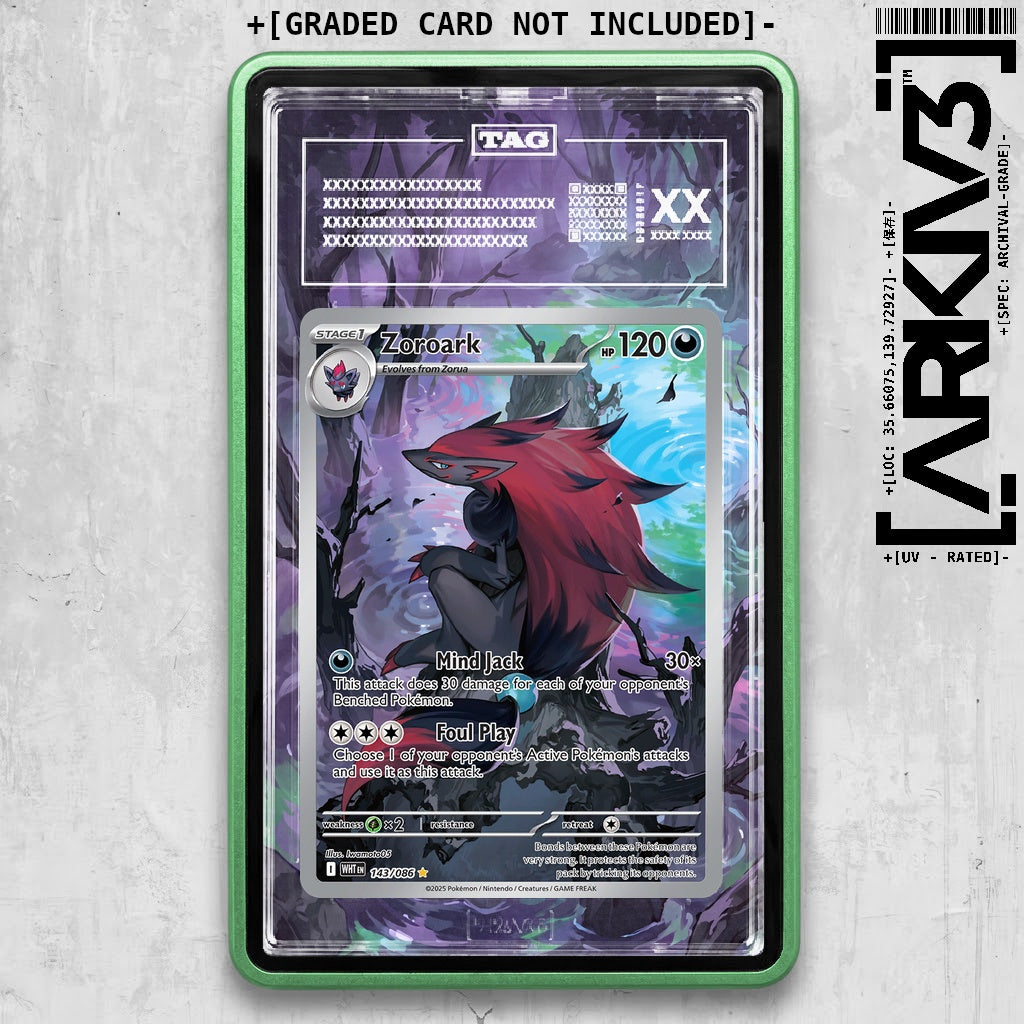 ARKIV3 TAG graded front - Green