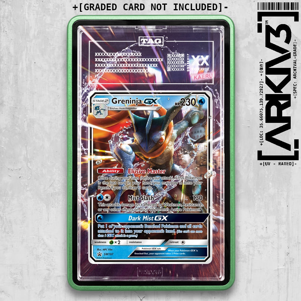 ARKIV3 TAG graded front - Green