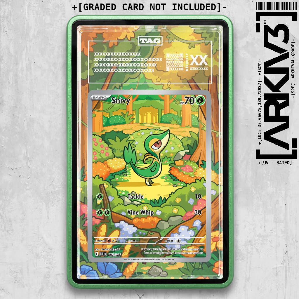 ARKIV3 TAG graded front - Green
