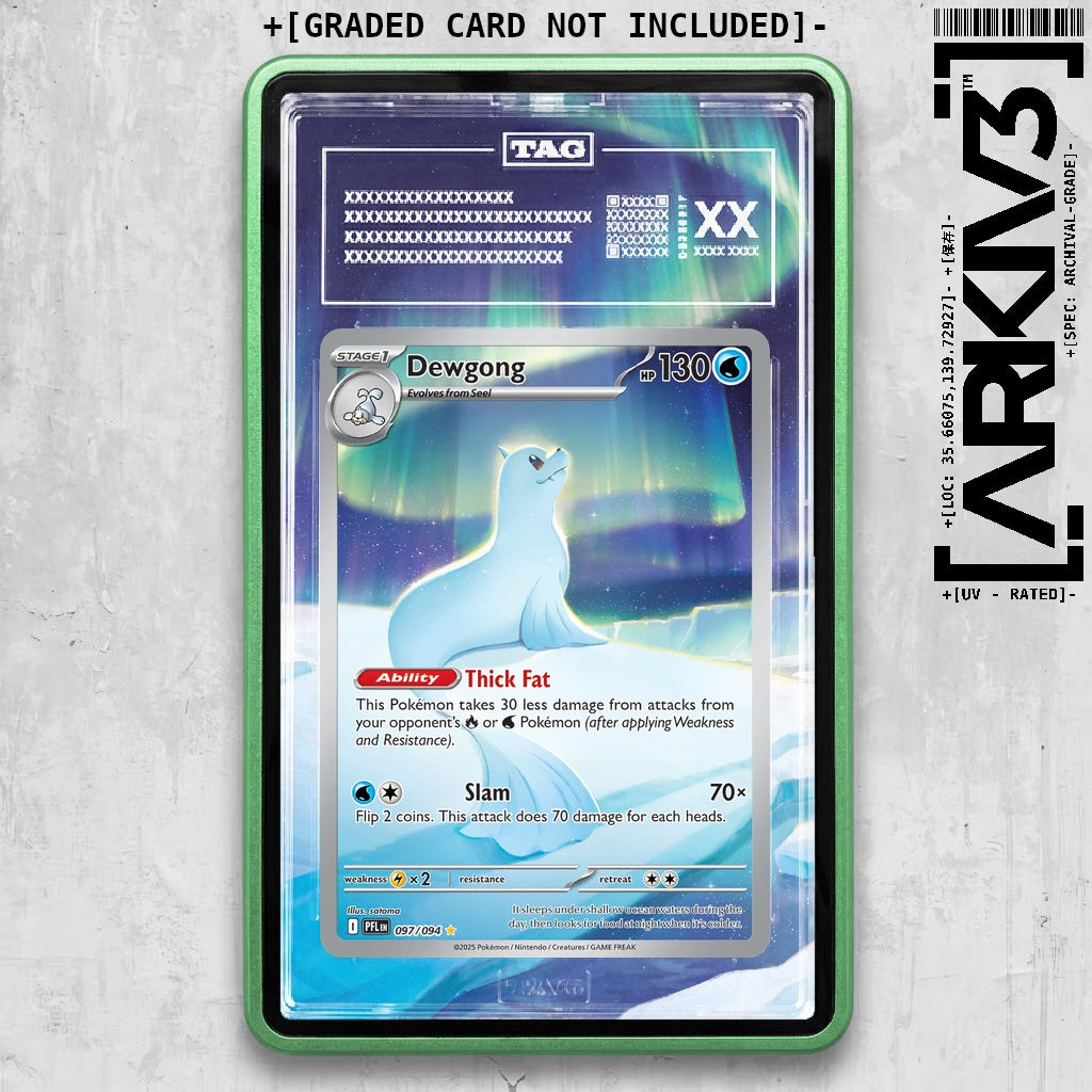 ARKIV3 TAG graded front - Green