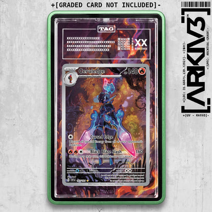 ARKIV3 TAG graded front - Green