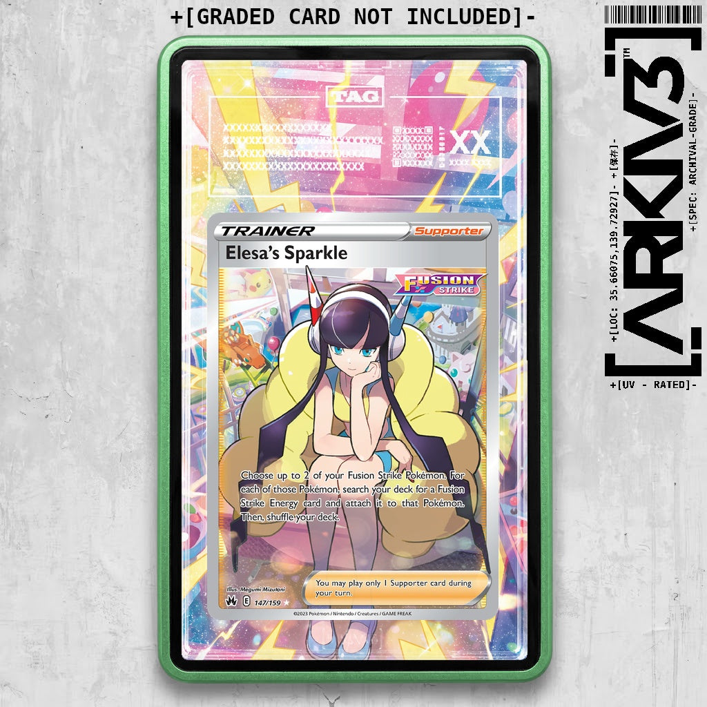 ARKIV3 TAG graded front - Green