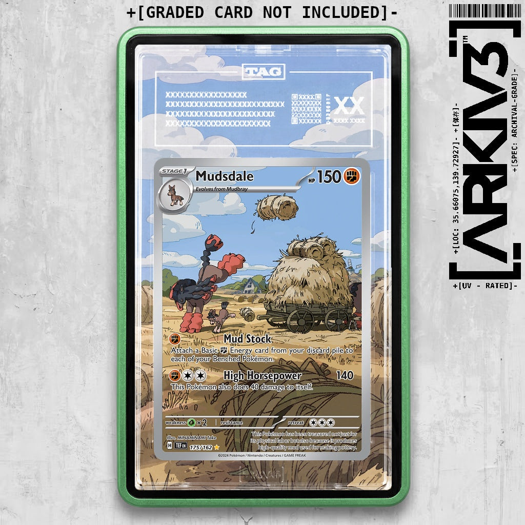 ARKIV3 TAG graded front - Green