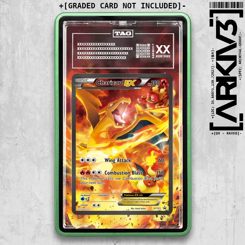 ARKIV3 TAG graded front - Green