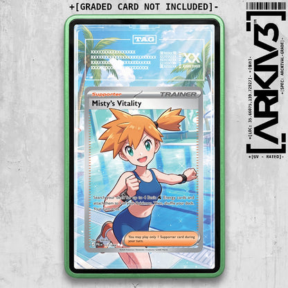 ARKIV3 TAG graded front - Green