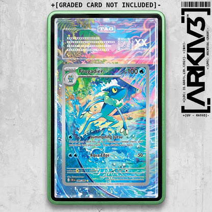 ARKIV3 TAG graded front - Green