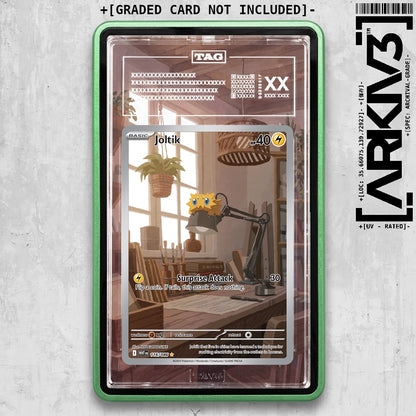 ARKIV3 TAG graded front - Green