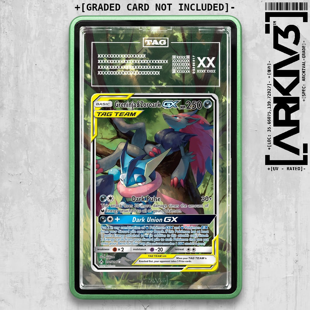 ARKIV3 TAG graded front - Green