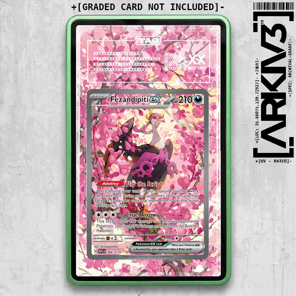 ARKIV3 TAG graded front - Green