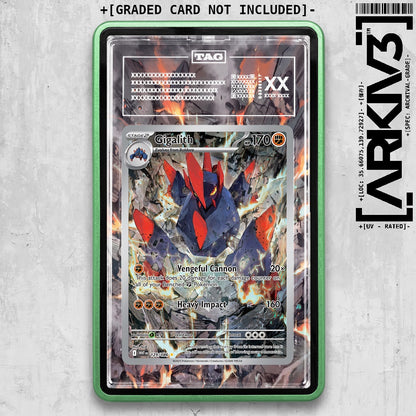 ARKIV3 TAG graded front - Green