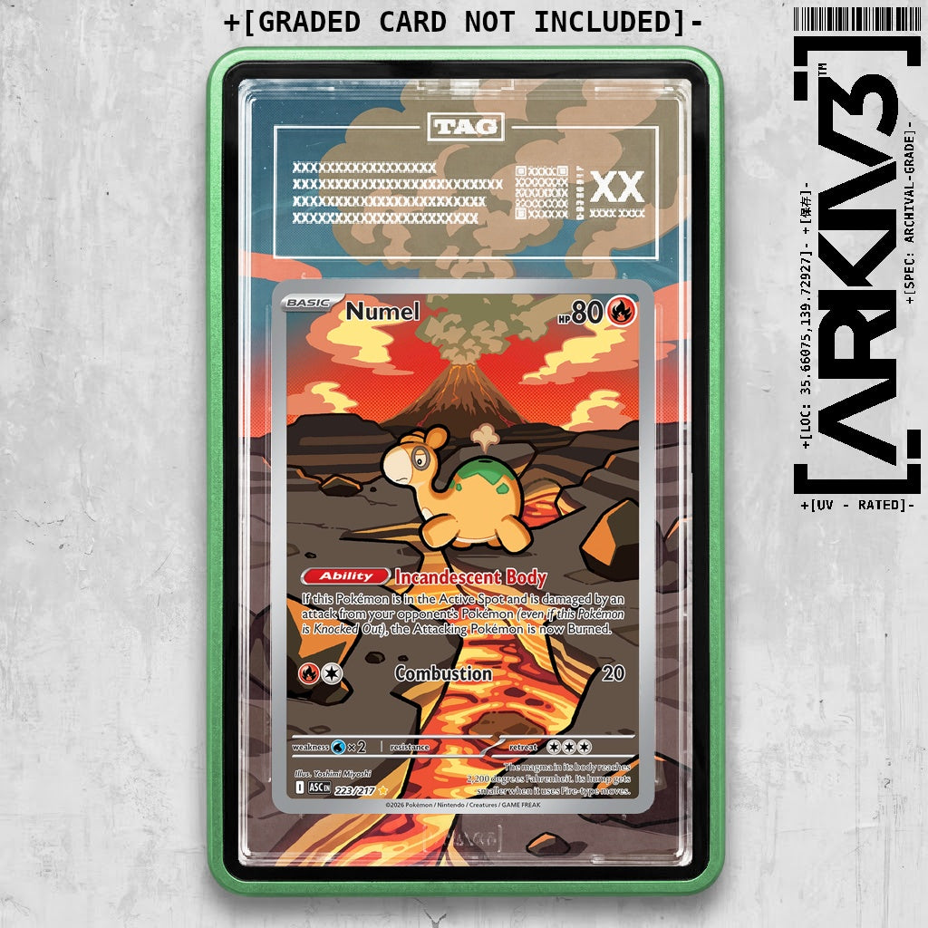 ARKIV3 TAG graded front - Green
