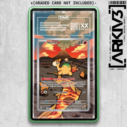 ARKIV3 TAG graded front - Green