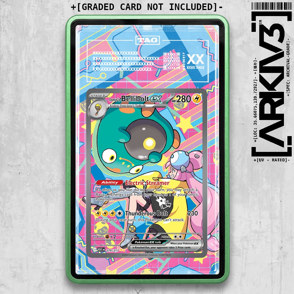 ARKIV3 TAG graded front - Green