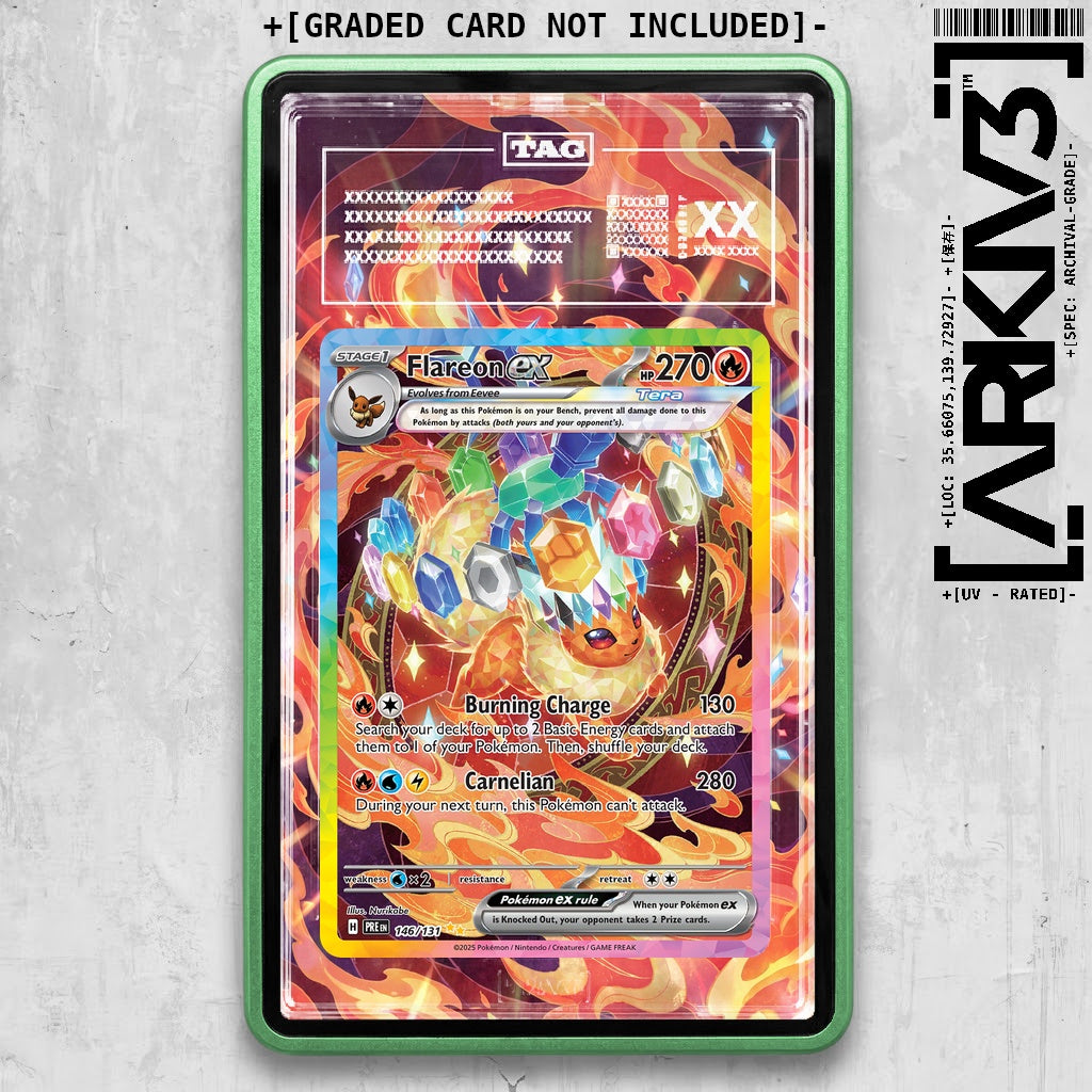 ARKIV3 TAG graded front - Green