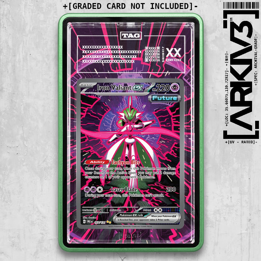 ARKIV3 TAG graded front - Green
